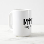 MTB Mountain Bike Coffee Mug (Devant gauche)