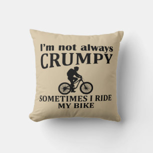MTB Mountainbike Humor Grappige Wielren Quote Kussen
