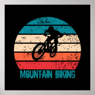 Mtb mountainbiken  poster