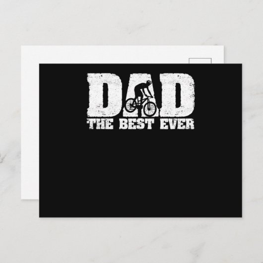 MTB mountainbikers Vaderdag pap Briefkaart (Voorkant / Achterkant)