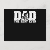 MTB mountainbikers Vaderdag pap Briefkaart (Voorkant)