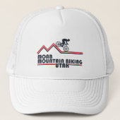 Mtb Utah - Moab Mountainbiken Trucker Pet (Voorkant)