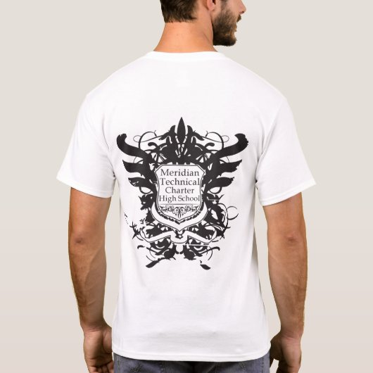 MTCHS Vex Robotics Male T-Shirt (Achterkant)
