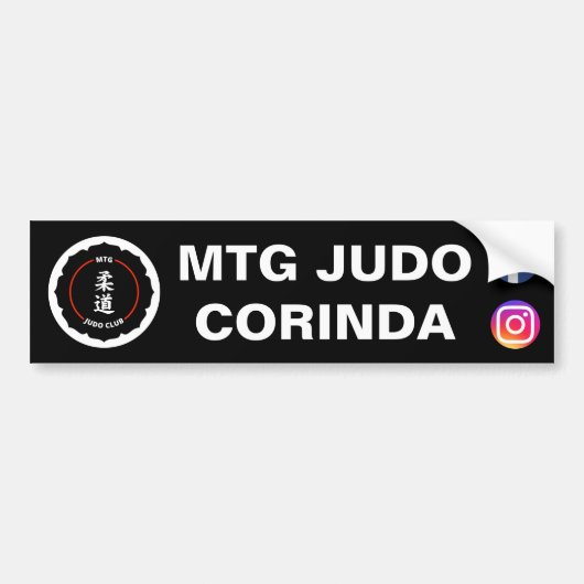 MTG Judo Club Bumpersticker (eenvoudig) (Voorkant)