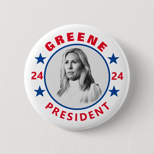 MTG voor President Ronde Button 5,7 Cm (Voorkant)