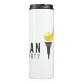 MTLP officiële witte thermische Mok (Achterkant)