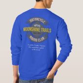 MTMRC Mannen Blue Long-Sleeved T-Shirt (Achterkant)