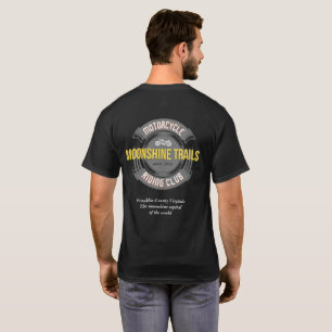 MTMRC T-Shirt Basic, zwart met Logo op rug