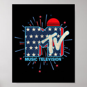 MTV 4 juli vuurwerk Americana Poster