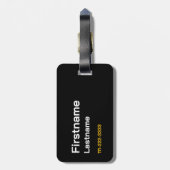 MTW logo Bagagelabel (Achterkant verticaal)