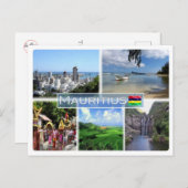 MU Mauritius - Briefkaart (Voorkant / Achterkant)