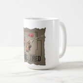 Muay classique Skeleton thaïlandais Fighter Mug (Devant droit)
