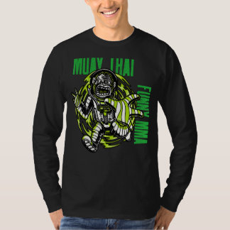 Muay Thai Astronaut Monkey, Space, Mma, Fighting T-shirt