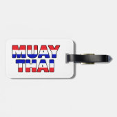 Muay Thai Bagagelabel (Achterkant horizontaal)