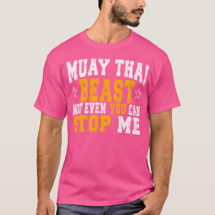 Muay Thai Beast Funny Fan Coach Idee T-shirt