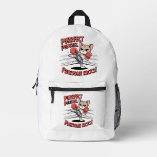 Muay Thai Boksen Schattigee Anime Cat Rugzak