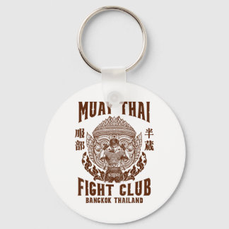 Muay Thai Boksliefhebber Boksen Boxer Muay Thai Fi Sleutelhanger
