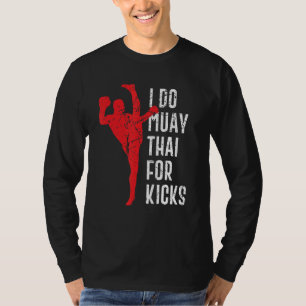 Muay Thai Boxen en Kampsport MMA Kickboksen T-shirt