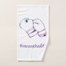 Muay Thai Boxing Ghandschoenen Handdoek