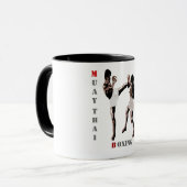Muay Thai Boxing Mug (Devant gauche)