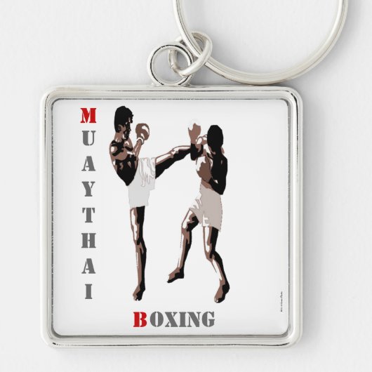 Muay Thai Boxing Sleutelhanger (Voorkant)
