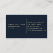 Muay Thai Boxing Visitekaartje (Achterkant)