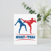 Muay Thai Briefkaart (Staand voorkant)