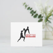 Muay Thai Briefkaart (Staand voorkant)