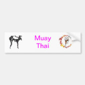 Muay Thai Bumpersticker (Voorkant)