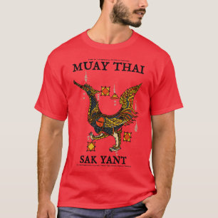 Muay Thai Classic Tattoo Zwaan T-shirt