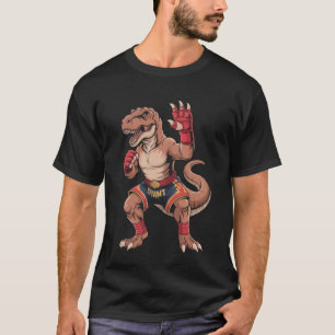 Muay Thai Dinosaur Trex Thaiboxer Kickboksen Muay T-shirt