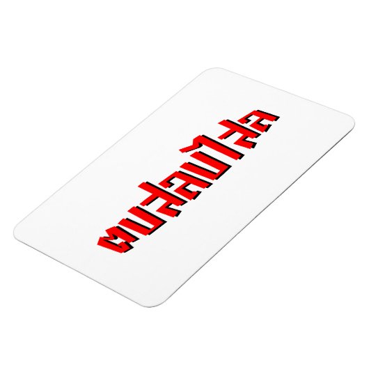 Muay Thai Dop Salop Salai = Slap Je Gekke Magneet (Linkerzijde)