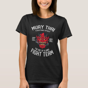 Muay Thai Fight Team Thailand Thai Boxing MMA Oni T-shirt