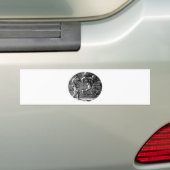 Muay Thai, Fight, Thai-Boxing Bumpersticker (Op auto)
