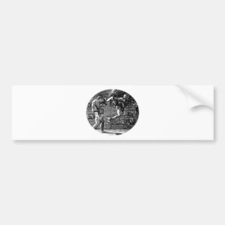 Muay Thai, Fight, Thai-Boxing Bumpersticker