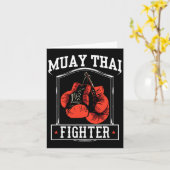 Muay Thai Fighter Hob1 Kaart (Gele Bloem)
