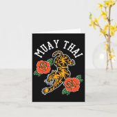 Muay Thai Fighter Hob Kaart (Gele Bloem)