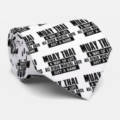 Muay Thai giften Stropdas (Opgerold)