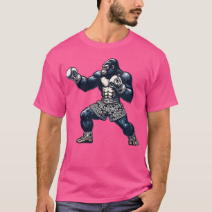 Muay Thai Gorilla Thai Boxing and Kickboxing T-shirt
