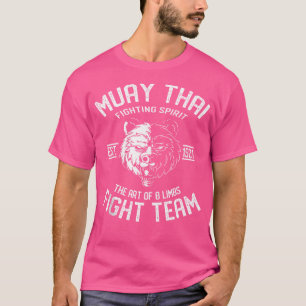 Muay Thai Grizzly vechtteam Nak Muay Kickboksen T-shirt