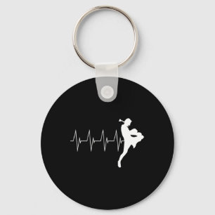 Muay Thai Heartbeat Thai Boxing Sleutelhanger