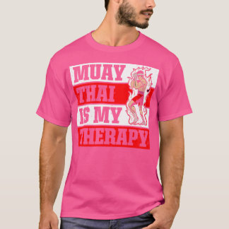 Muay Thai is mijn Therapy Tiger Muay Thai T-shirt