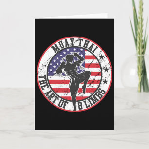 Muay Thai Karate Boxing Mengde Martiale Kunsten Kaart