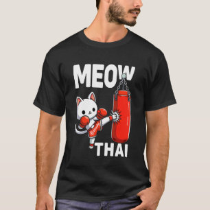 Muay Thai Kat Boksen Vechtkunst Vechtersport T-shirt