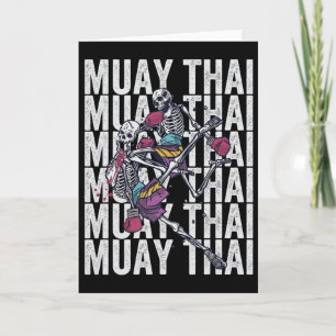 Muay Thai Kickboksen, Muay Thai Skeletten, Muay Th Kaart