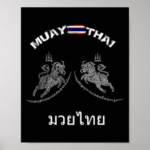 Muay Thai Kickboksen Thailand _1 Poster
