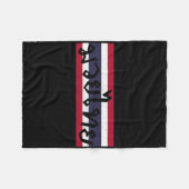 Muay Thai Kickboxing Comt Flag  Fleece Deken (Voorkant (Horizontaal))