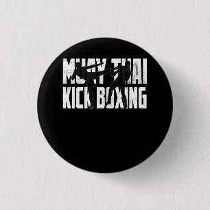 Muay Thai Kickboxing Professional Fighters Martial Ronde Button 3,2 Cm