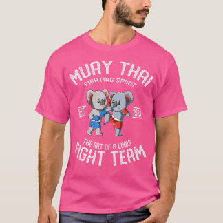 Muay Thai Koala Thai Boxing en Kickboxing T-shirt