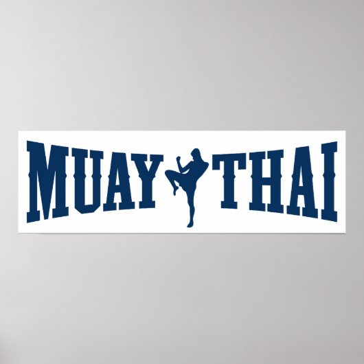 Muay Thai Logo Poster (Voorkant)